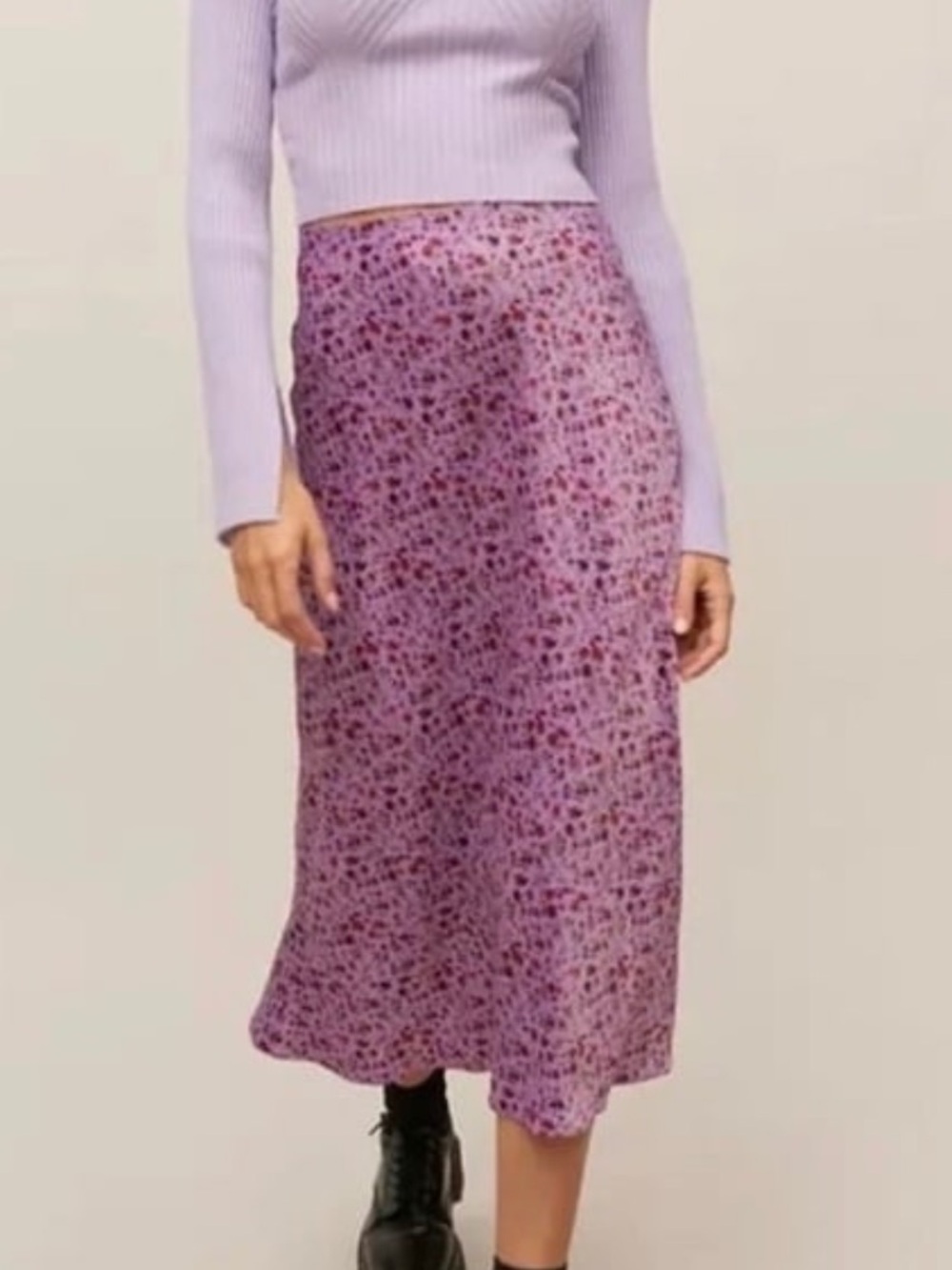 Urban Outfitters Floral Midi Skirt